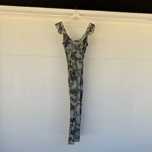 Realisation Par Floral Maxi Dress in Blue, Green, Cream